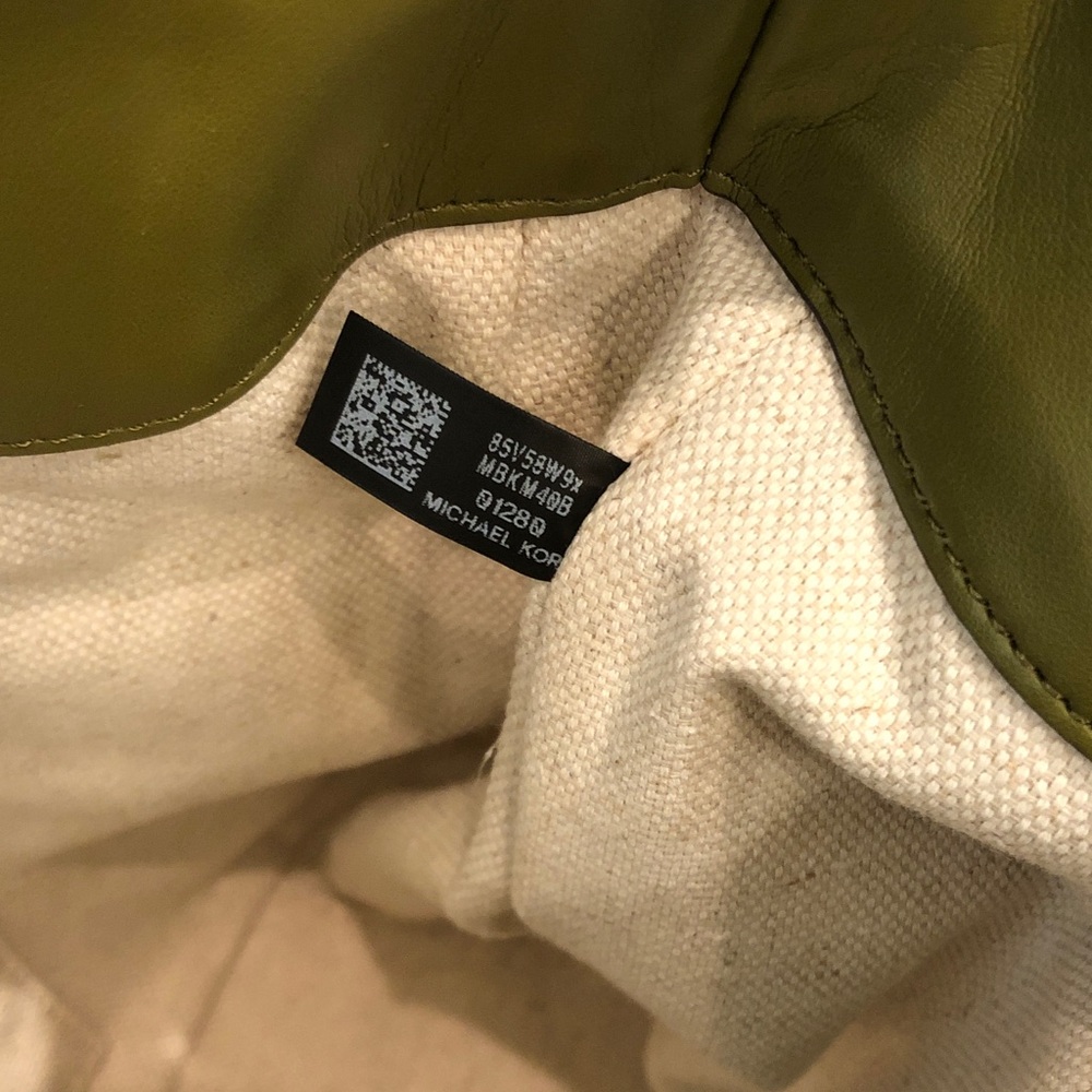 Michael Kors Olive Suede Hobo with Gold Hardware - Picture 9 of 9